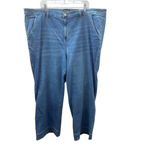 Susan Graver Women's Size 28W Flare Plus Size Jeans